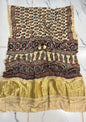 “Chandrika – Ivory Elegance in Ajrakh Print”