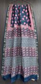 “Gulaabi Saaz – Blockprint Maheshwari Silk”