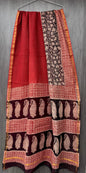 “Gulmahendi” – Bagru Handblock Kota Doria Saree