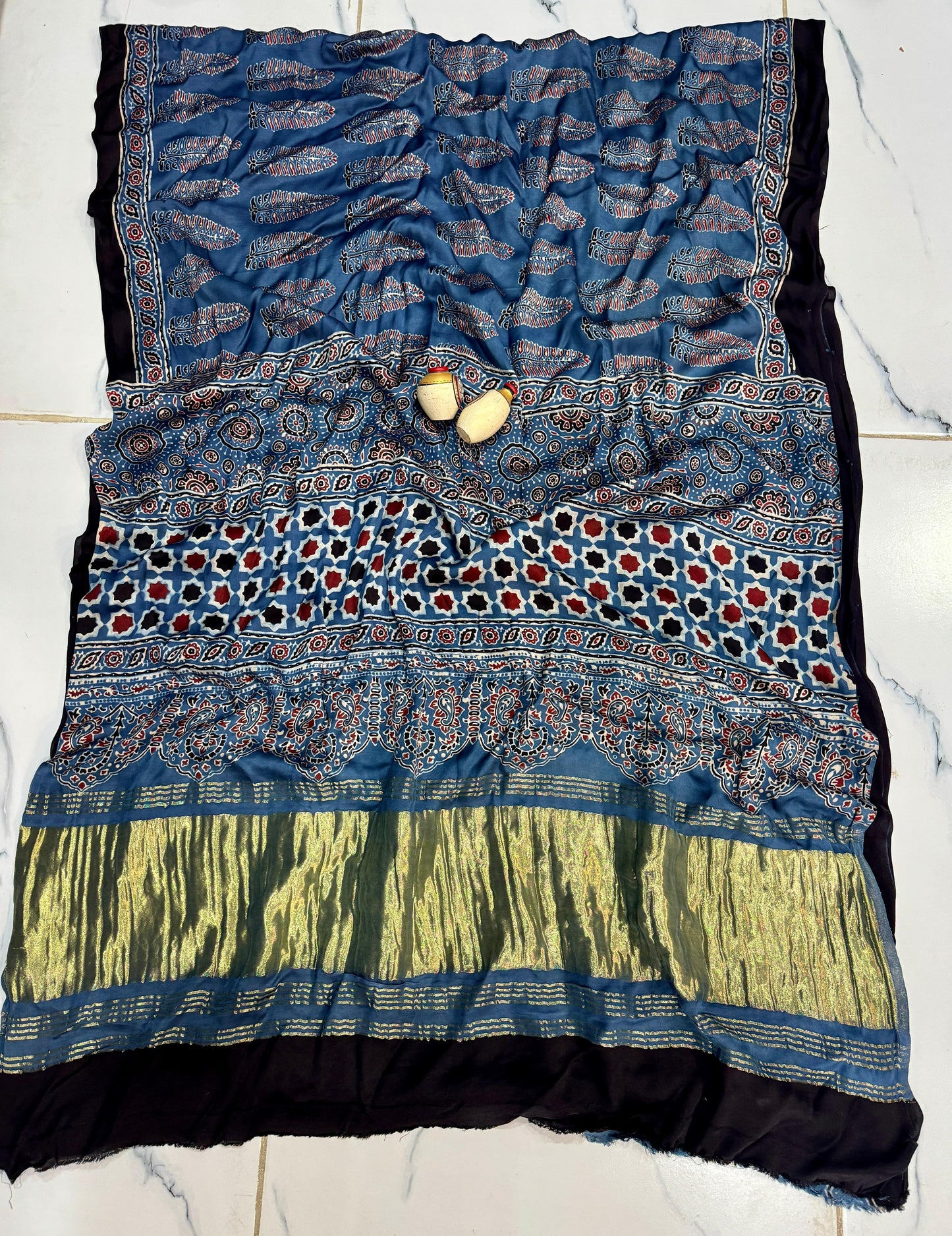 “Meera – Ethnic Elegance in Indigo Modal”