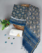 Royal Bloom Handblock Printed Kota Doria Suit Set