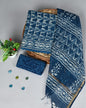 Indigo Blue Handblock Printed Kota Doriya Suit Set